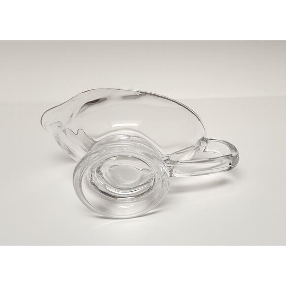 Anchor Hocking Clear Glass Gravy Boat 10oz - Picture 2 of 4